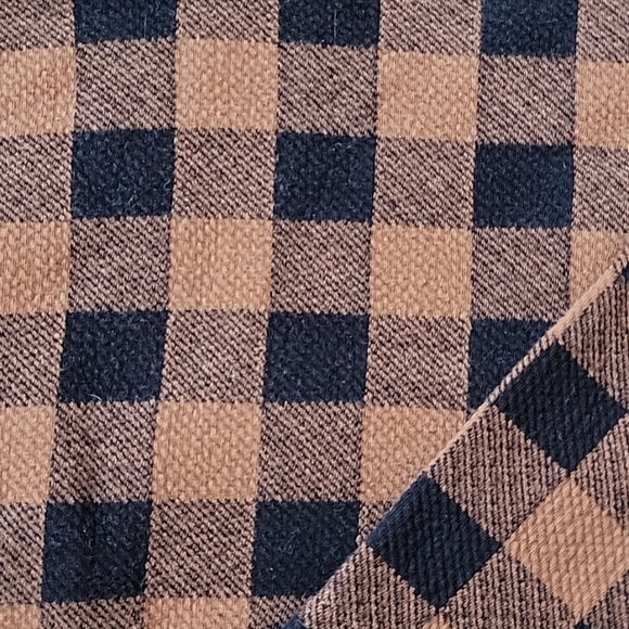 Madewell Drop Shoulder Mockneck Top in Buffalo Plaid - Picture 2 of 7